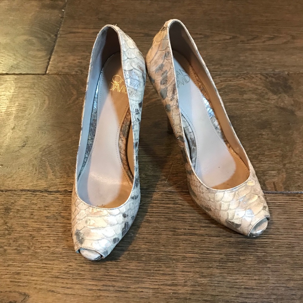 Open toe high heels